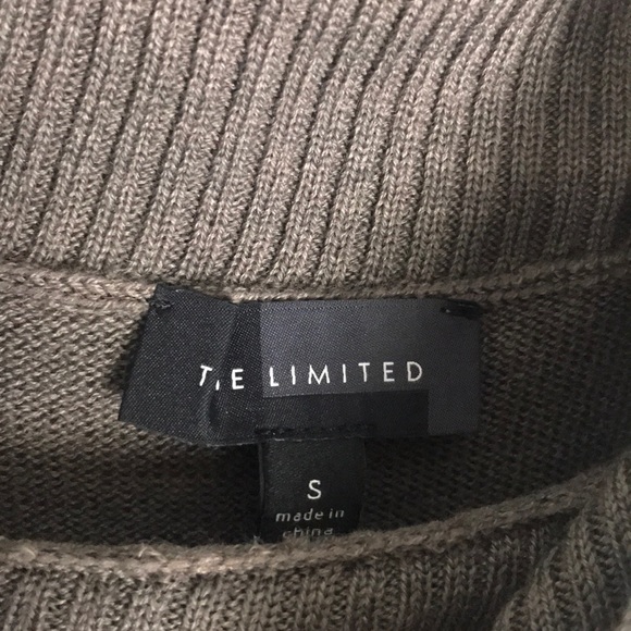 THE LIMITED Taupe/gray sleeveless tunic top - Picture 4 of 5